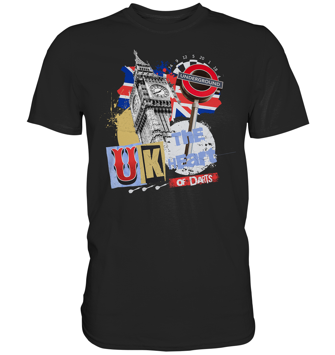 "UK the Heart of Darts" - Premium Shirt