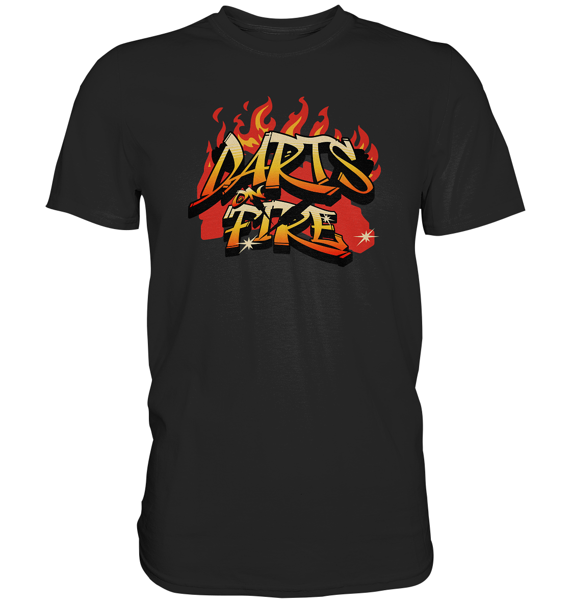 "Darts on FIRE" - Premium Shirt