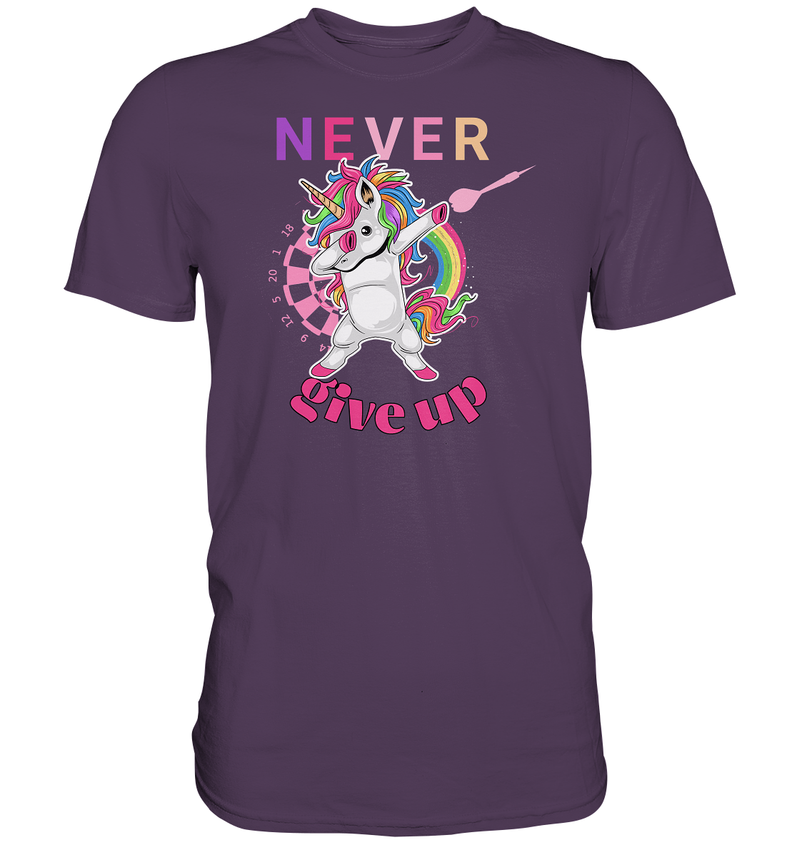 "Unicorn never give up" - Premium Shirt