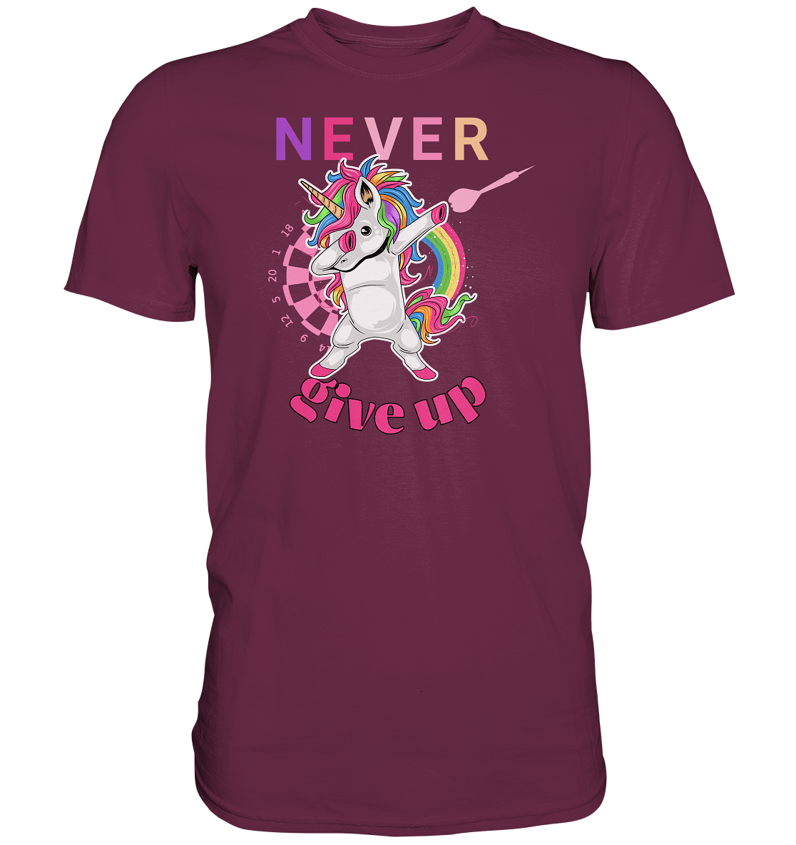 "Unicorn never give up" - Premium Shirt