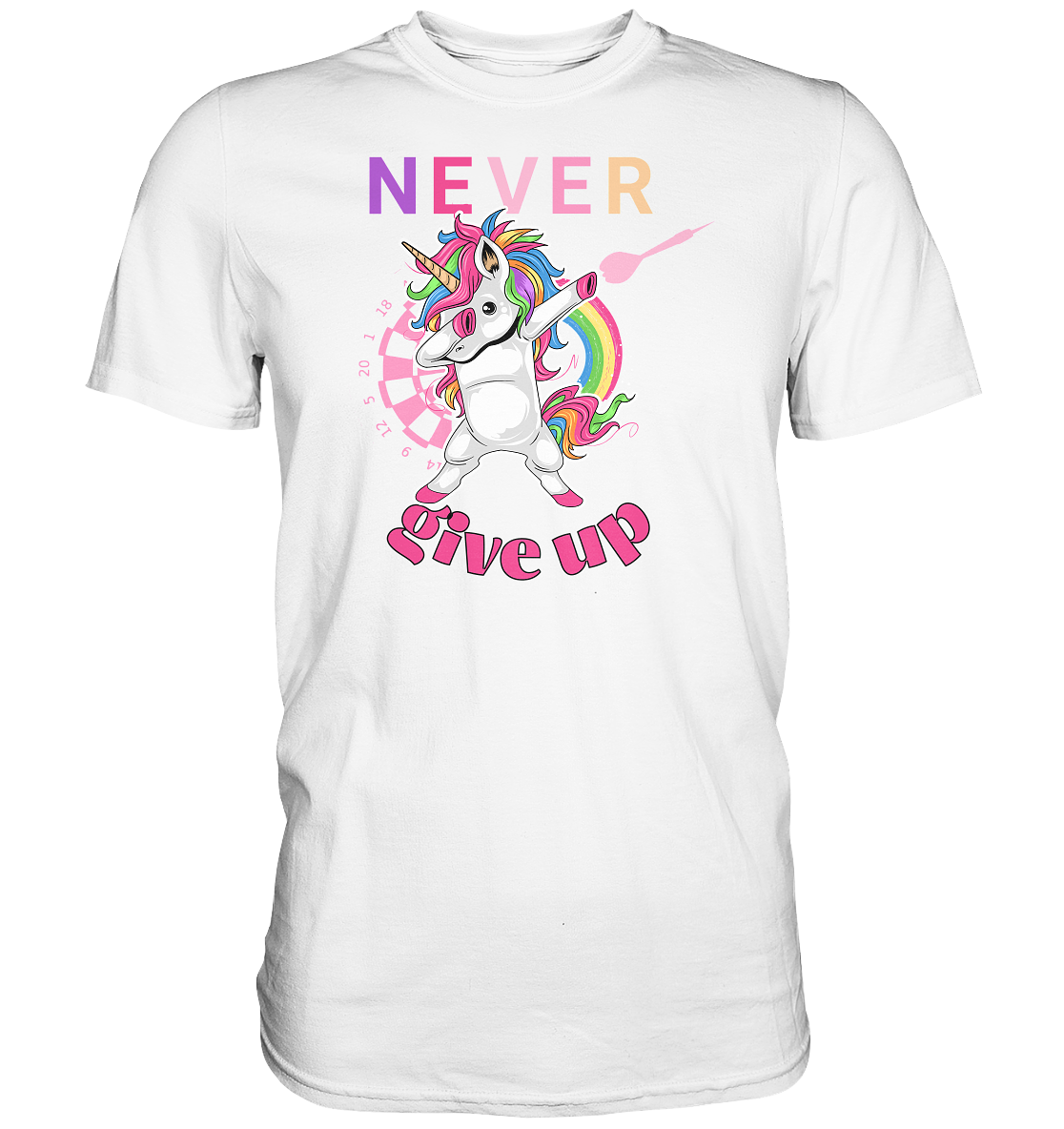 "Unicorn never give up" - Premium Shirt