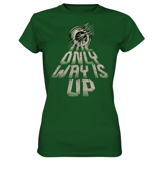The only way is up - Womens Premium Classic T-Shirt