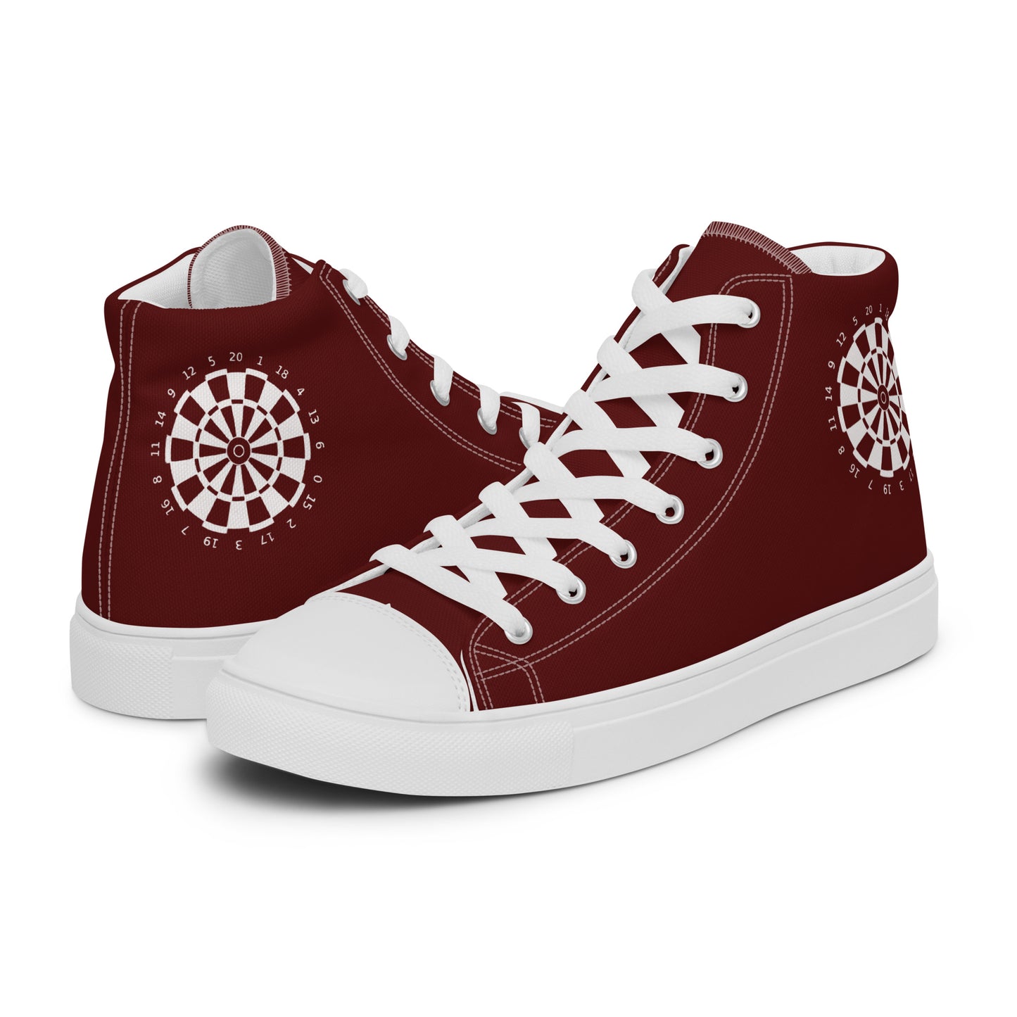 Top Leinenschuhe, Sneaker, Chucks Dartsschuhe für Herren "red"