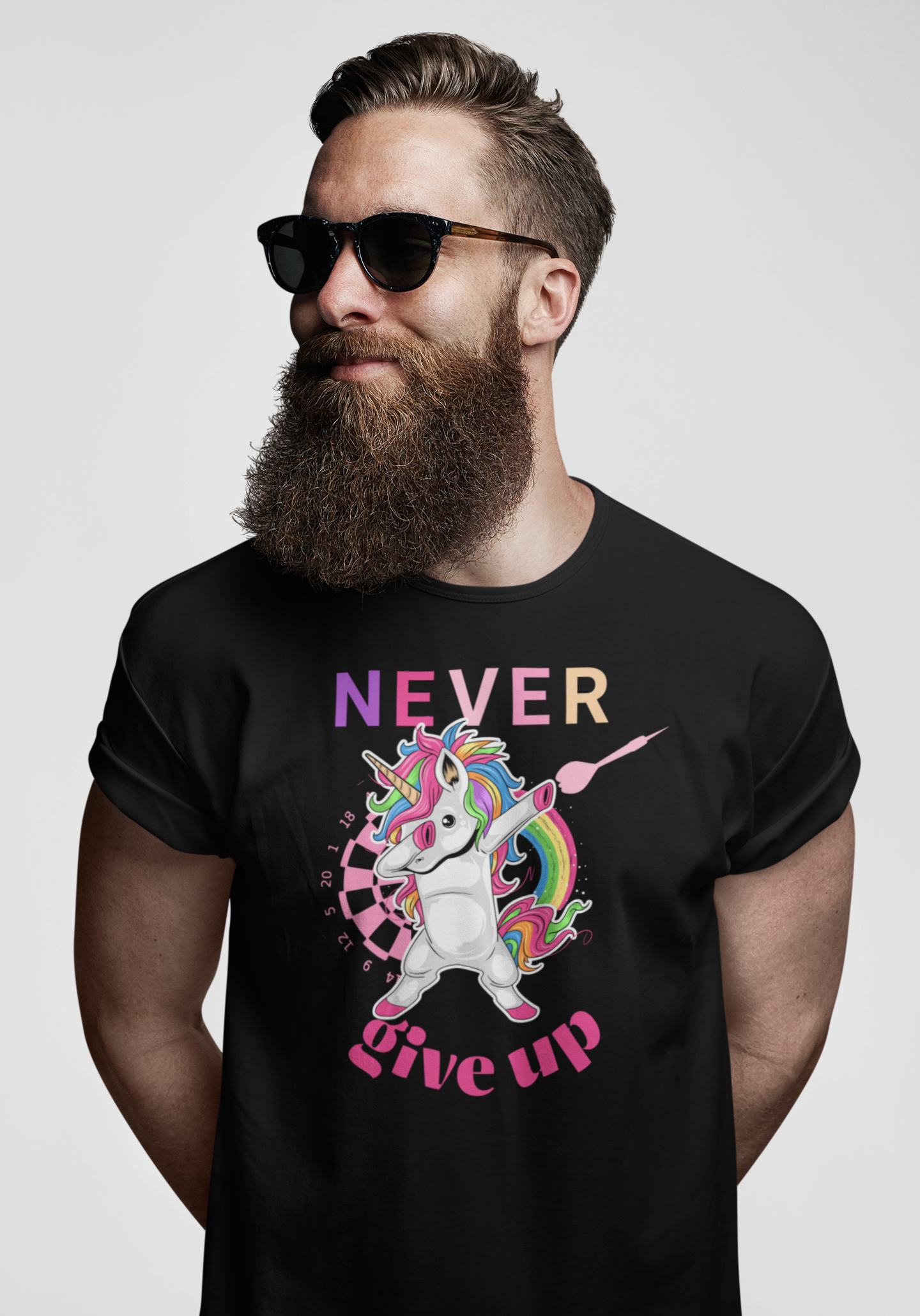 "Unicorn never give up" - Premium Shirt