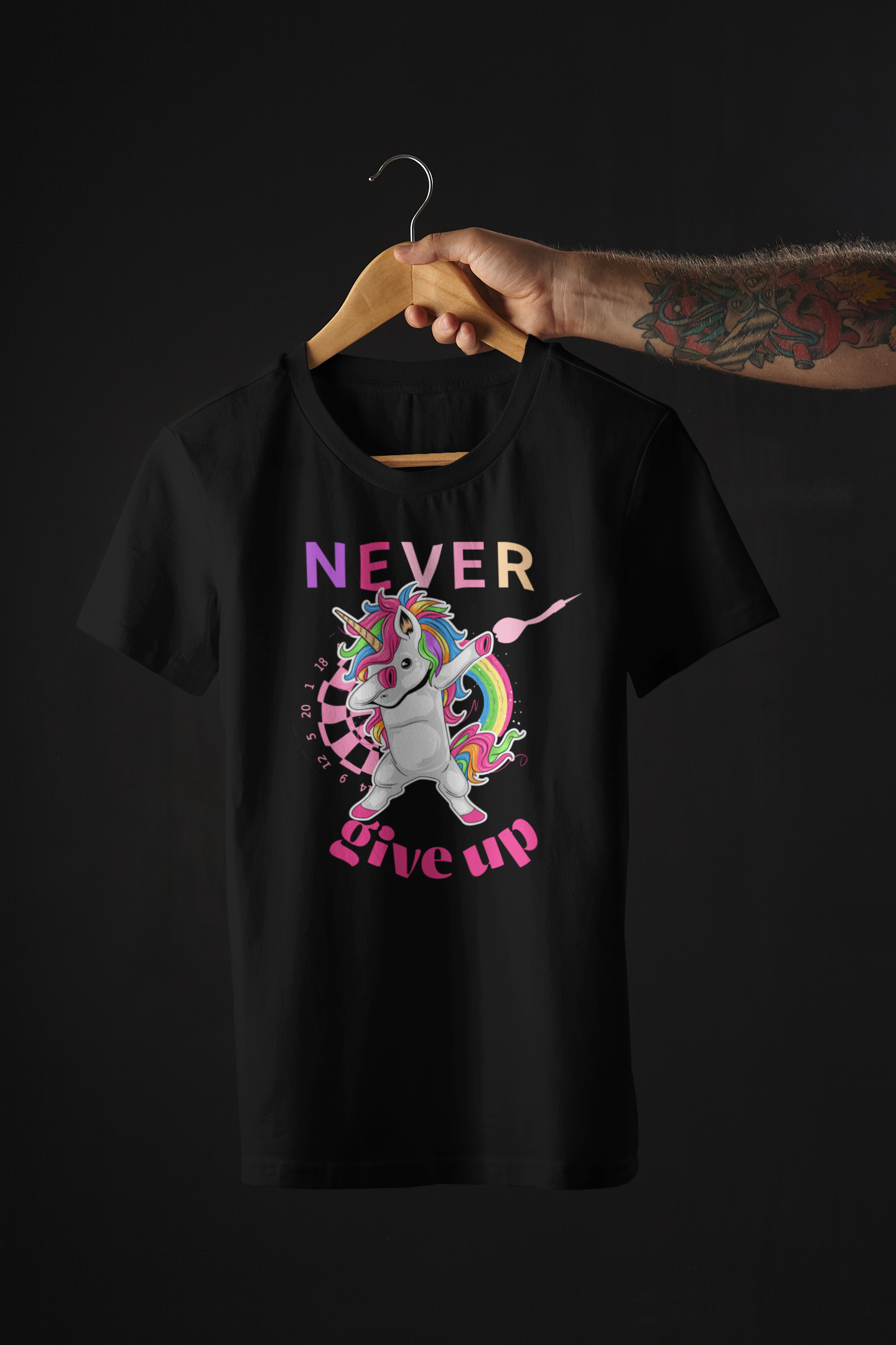 "Unicorn never give up" - Ladies Premium Shirt