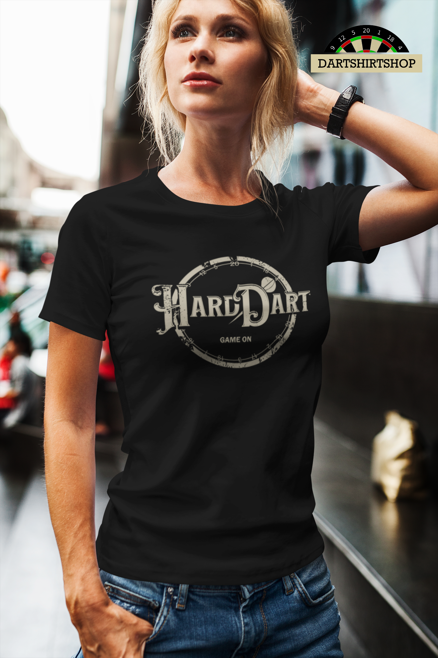 HARD DART Rock it - Ladies Premium Shirt