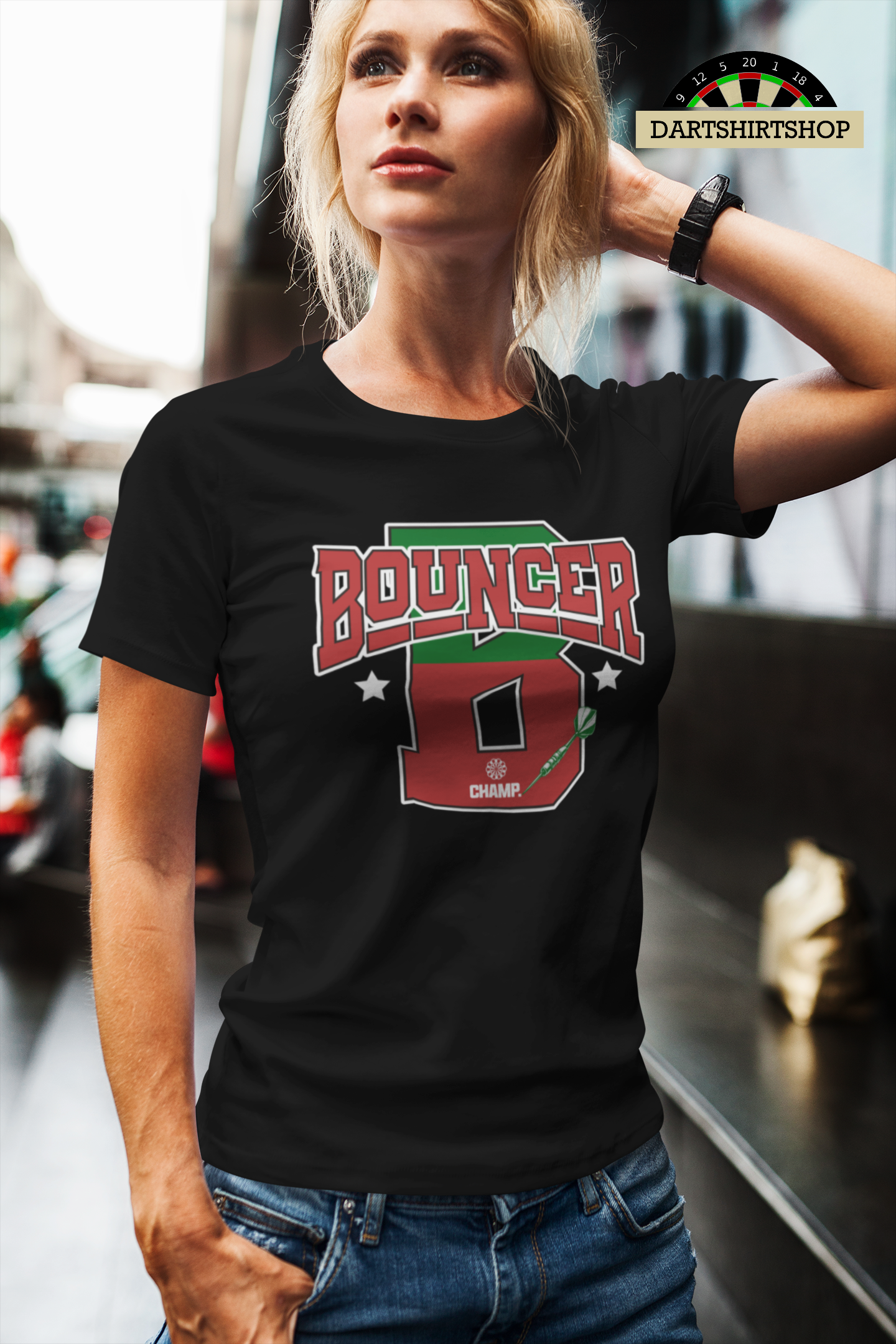 Bouncer Champ. - Ladies Premium Shirt