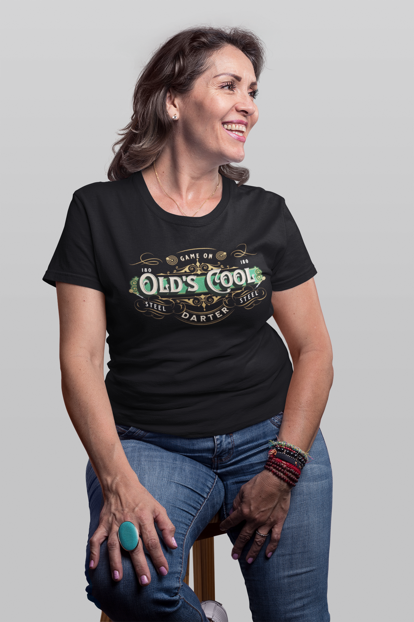 "Old´s cool Steel Darter" - Ladies Premium Shirt