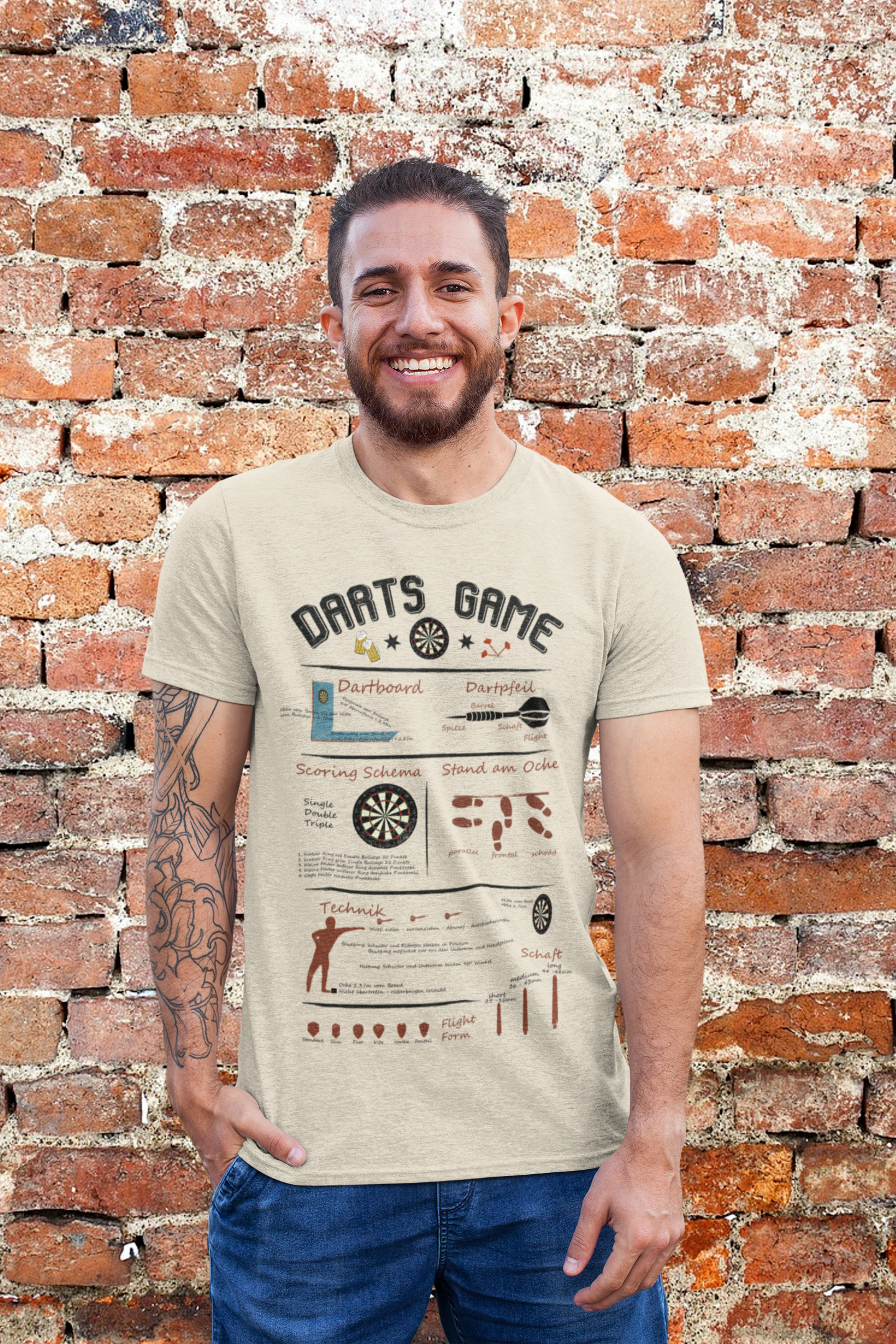 "Darts Game Basics " - Premium Shirt