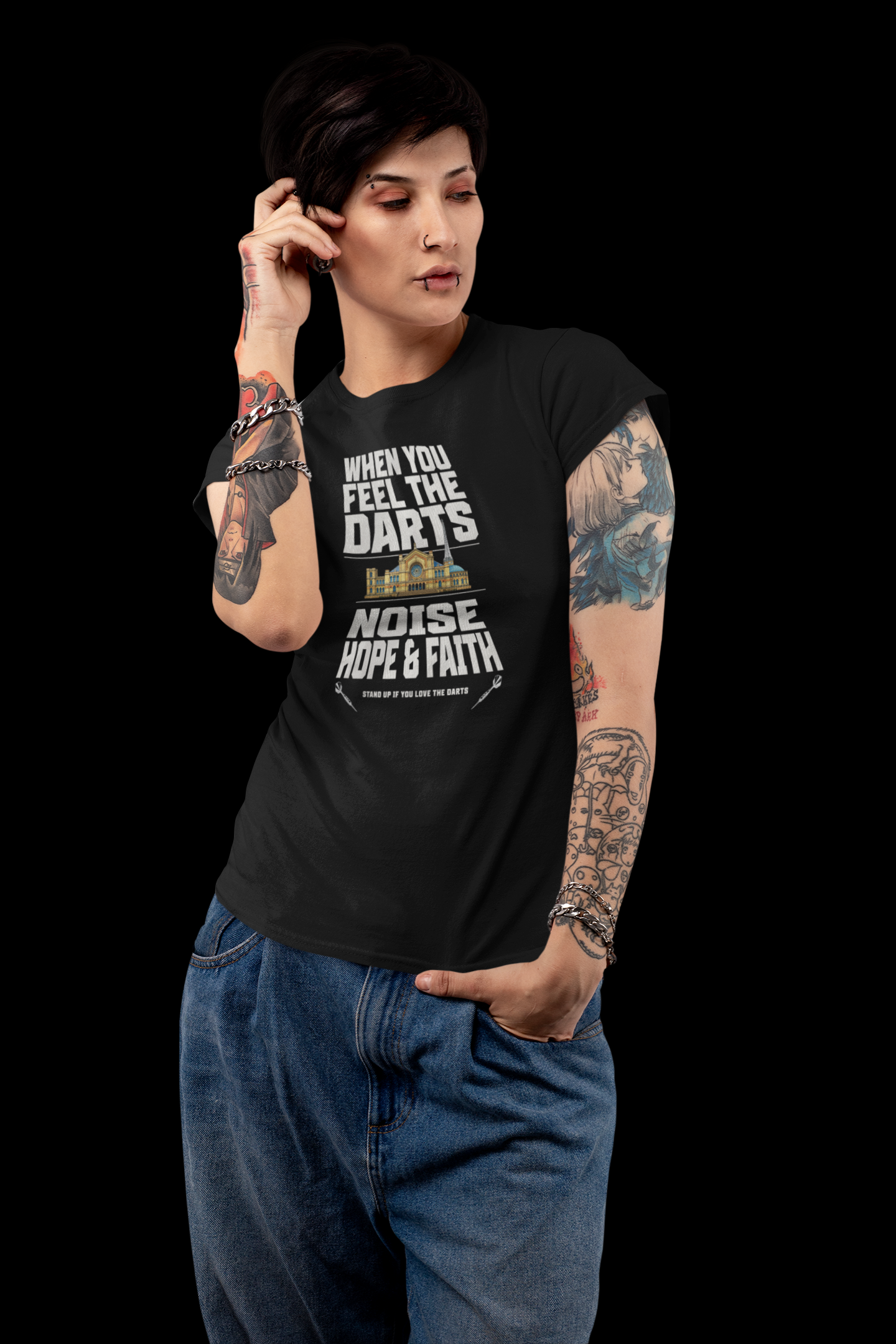 When you feel the Darts - Ladies Premium Shirt