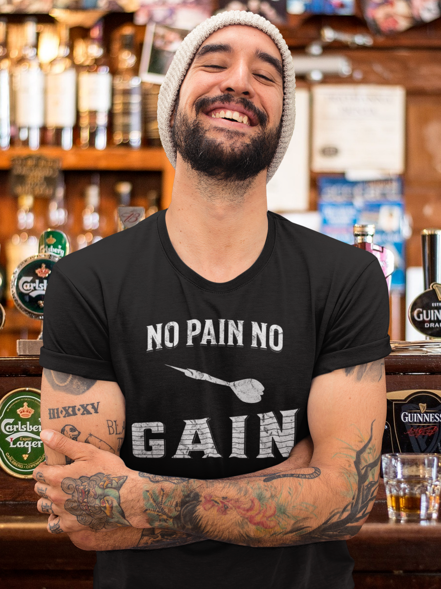 "No Pain non Gain" - Premium Shirt