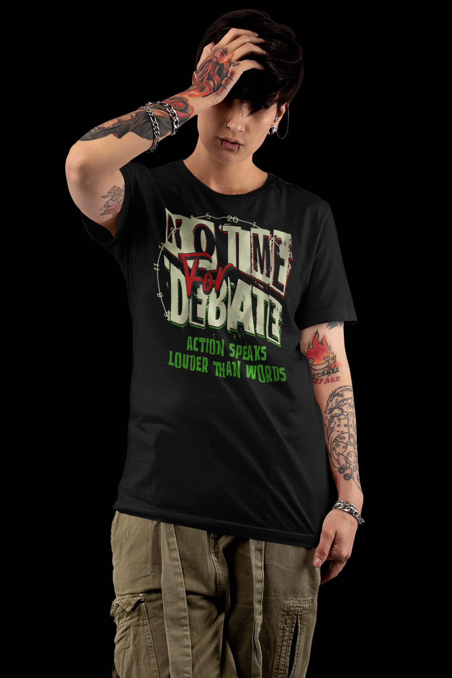 No Time for Debate - Womens Premium Classic T-Shirt