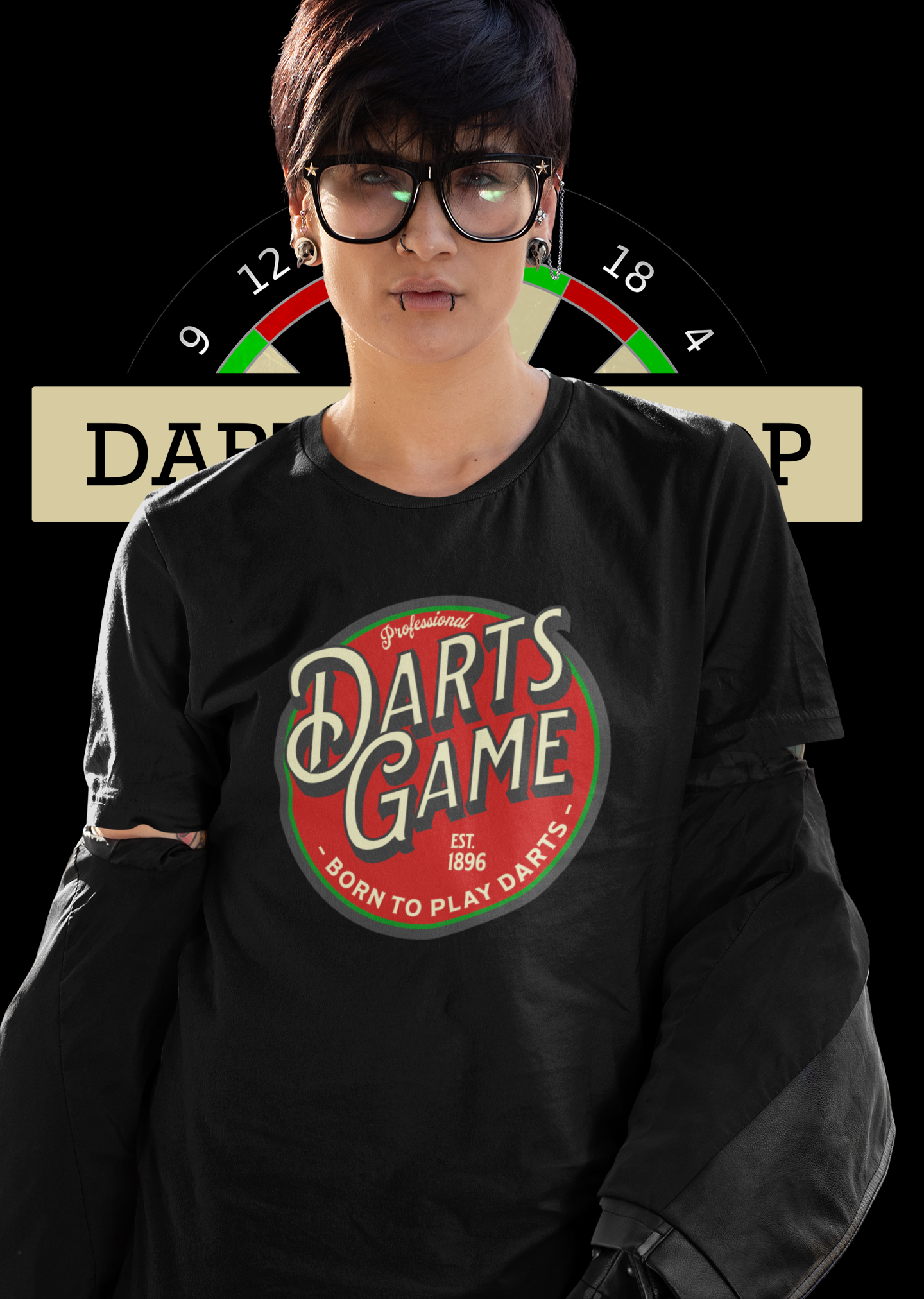 "Darts Game" - Ladies Premium Shirt