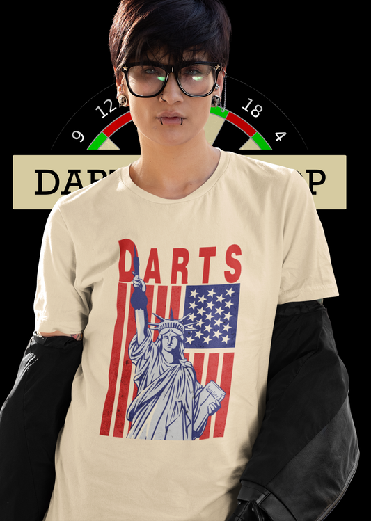 "Statue of Darts" - Ladies Premium Shirt