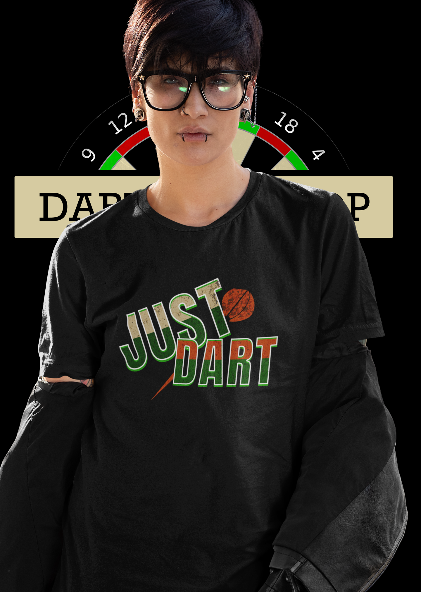 "Just Dart Boardcolors" - Ladies Premium Shirt