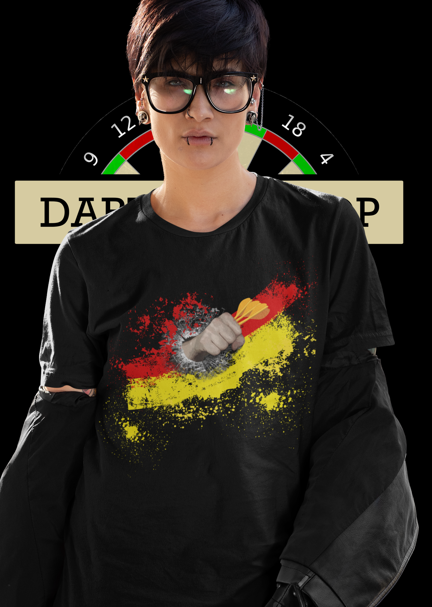 "Deutschland Faust" - Ladies Premium Shirt