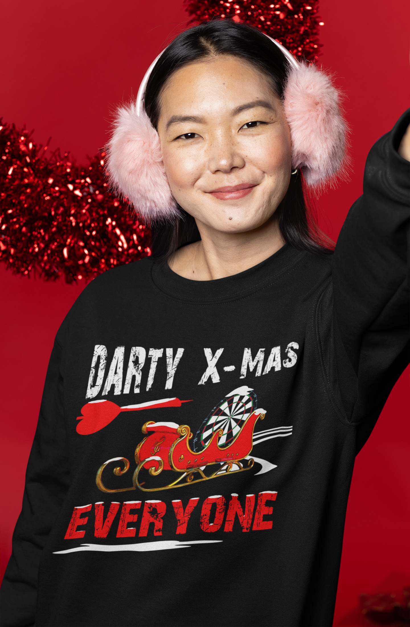 "Darty X-Mas Schlitten" - Premium Unisex Sweatshirt