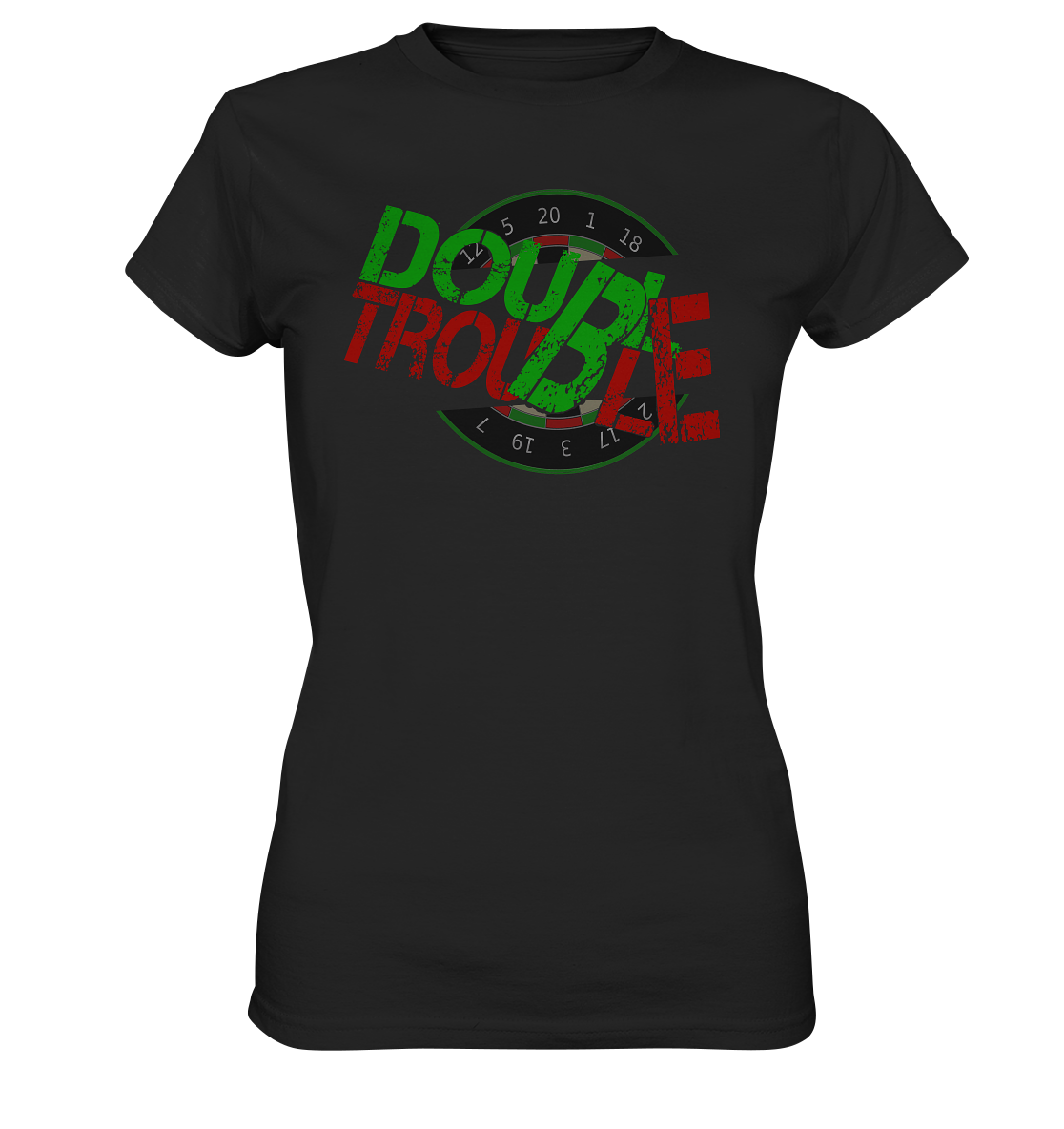 "Double Trouble classic" - Ladies Premium Shirt