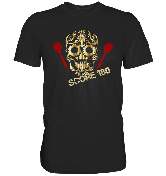 "Score 180 Skull" - Premium Shirt