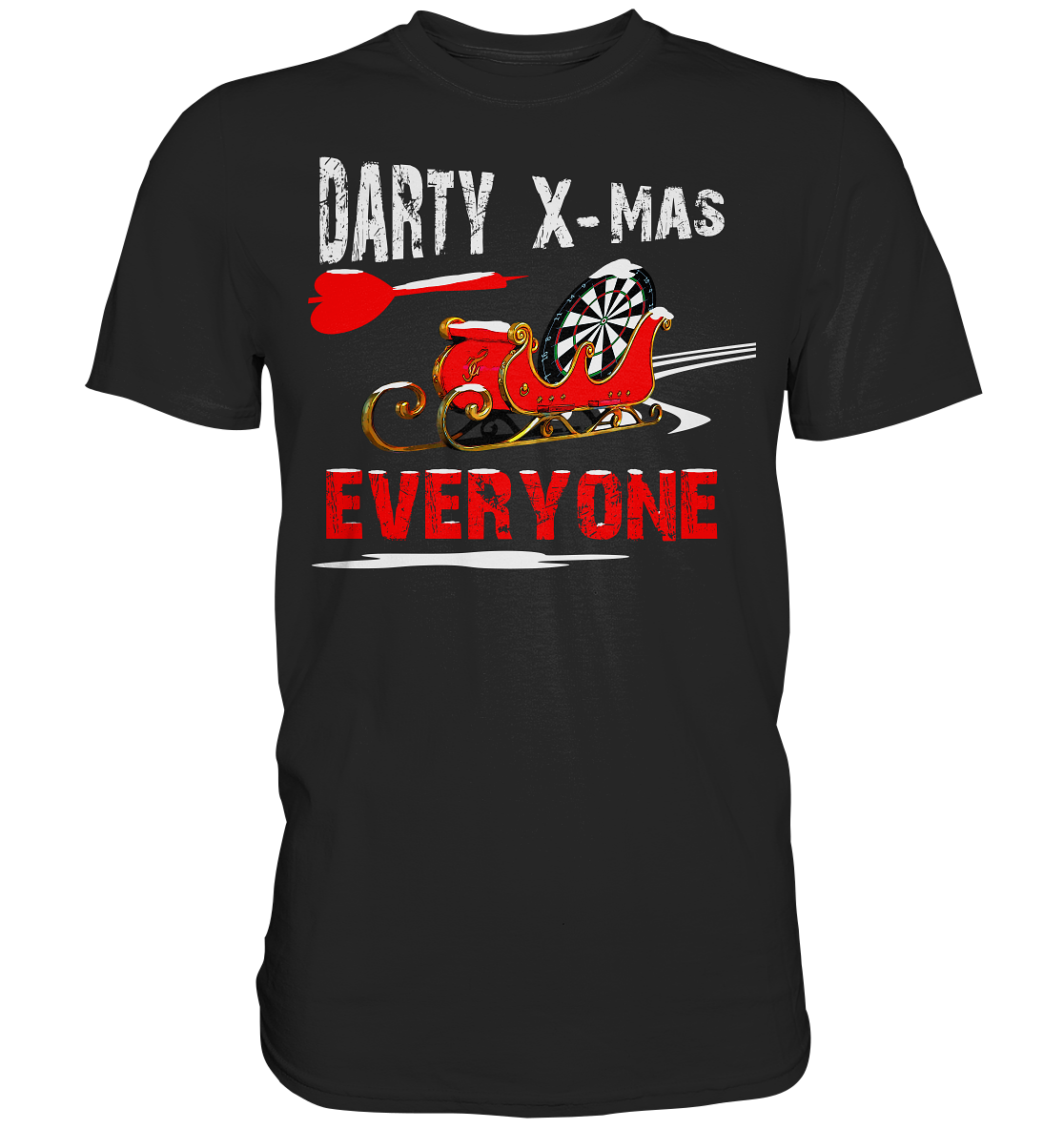 "Darty X-Mas Schlitten" - Premium Unisex Shirt