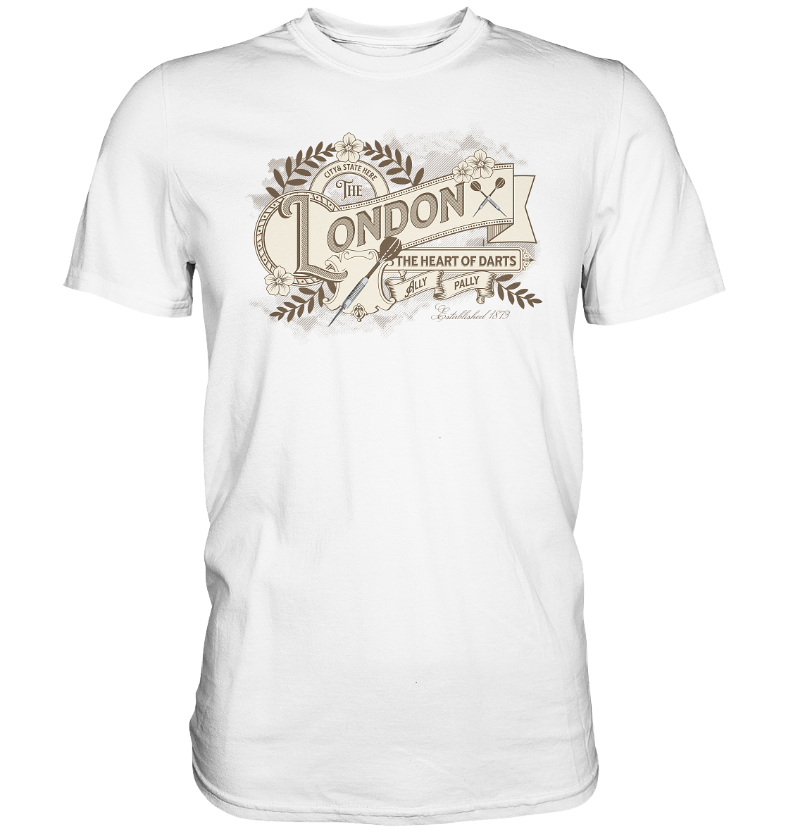 "London Heart of Darts" - Premium Shirt