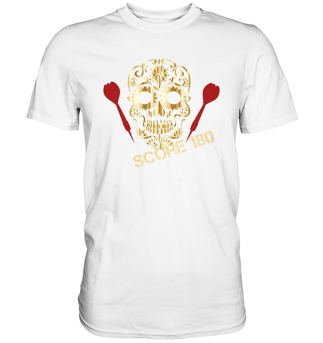 "Score 180 Skull" - Premium Shirt