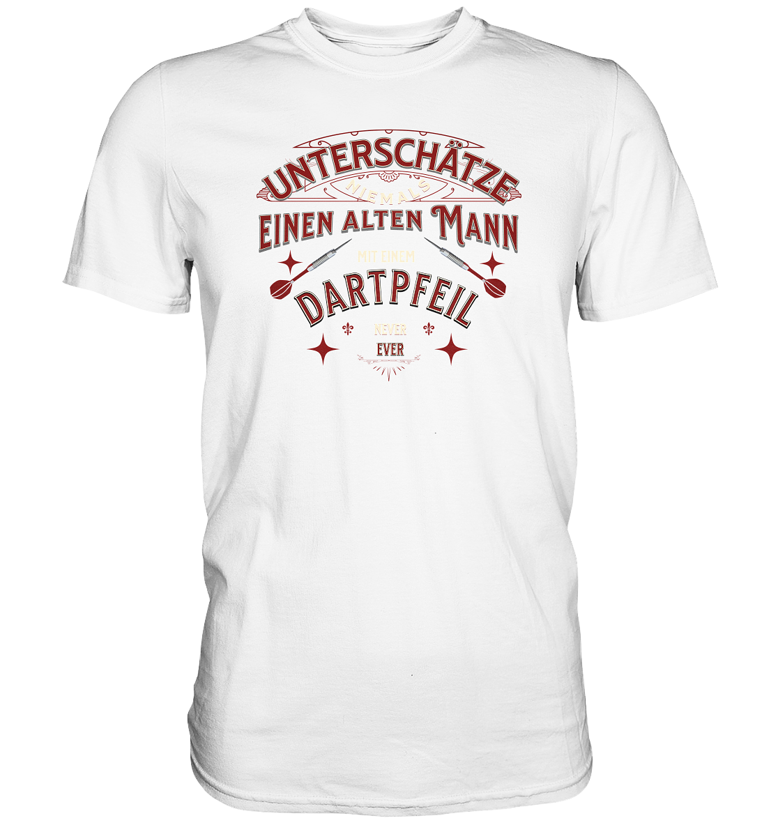 "Unterschätze niemals einen alten Mann" - Premium Shirt