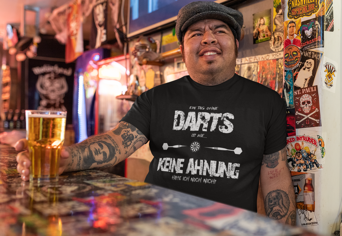 "Ein Tag ohne Darts ist wie..." - Premium Shirt