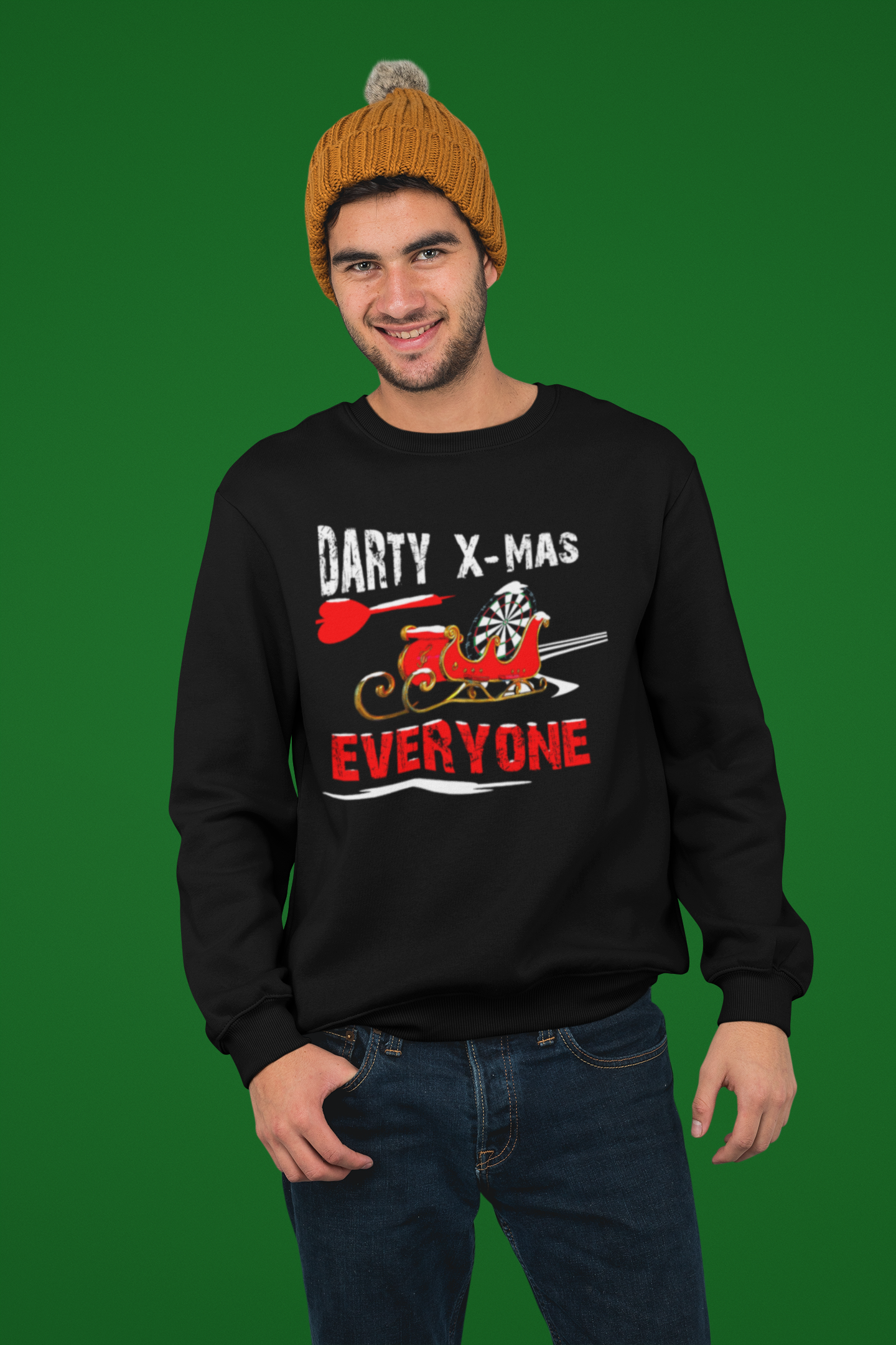 "Darty X-Mas Schlitten" - Premium Unisex Sweatshirt