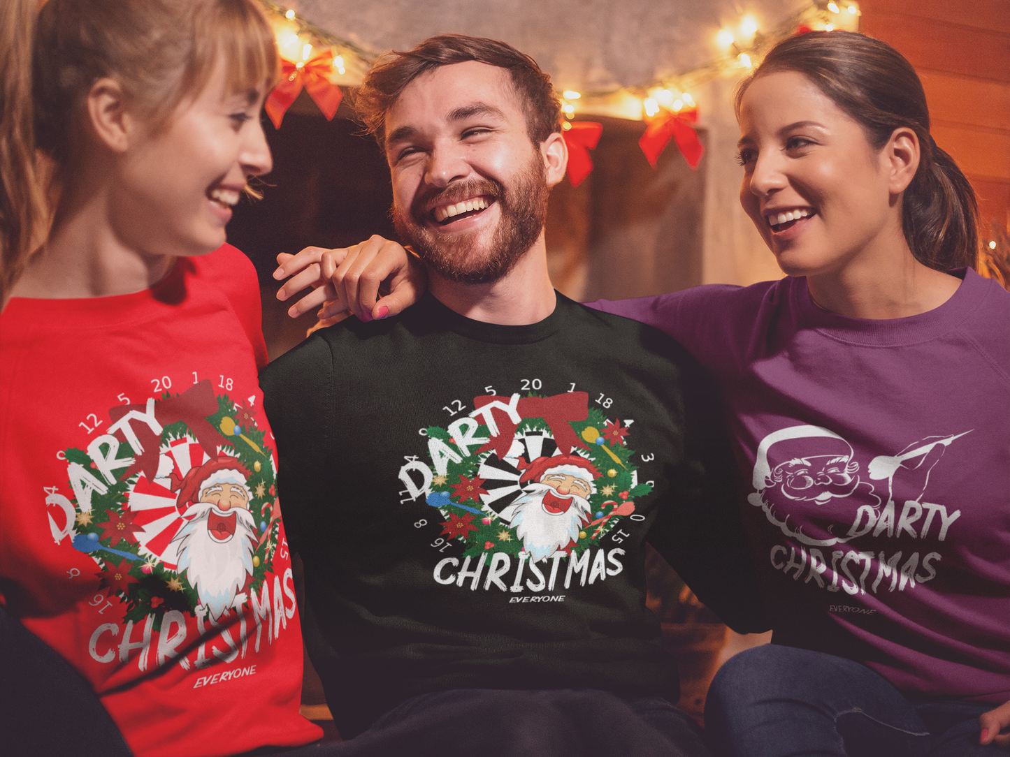 "Darty Xmas everyone"- Premium Unisex Sweatshirt