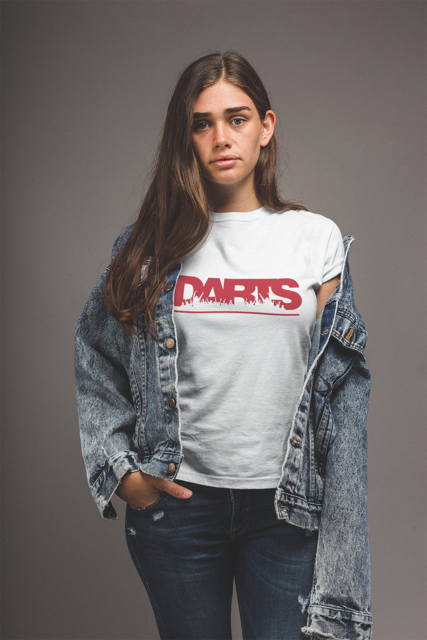 "Darts Crowd" - Ladies Premium Shirt