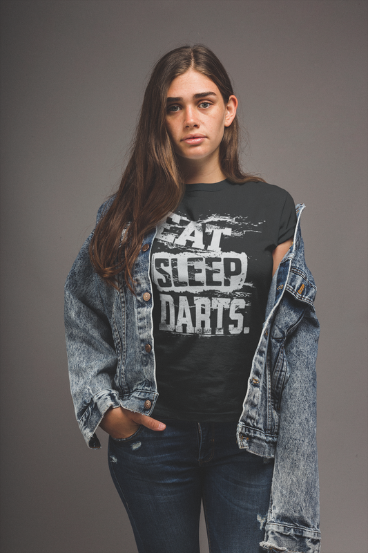 "Eat Sleep Darts." - Ladies Premium Shirt