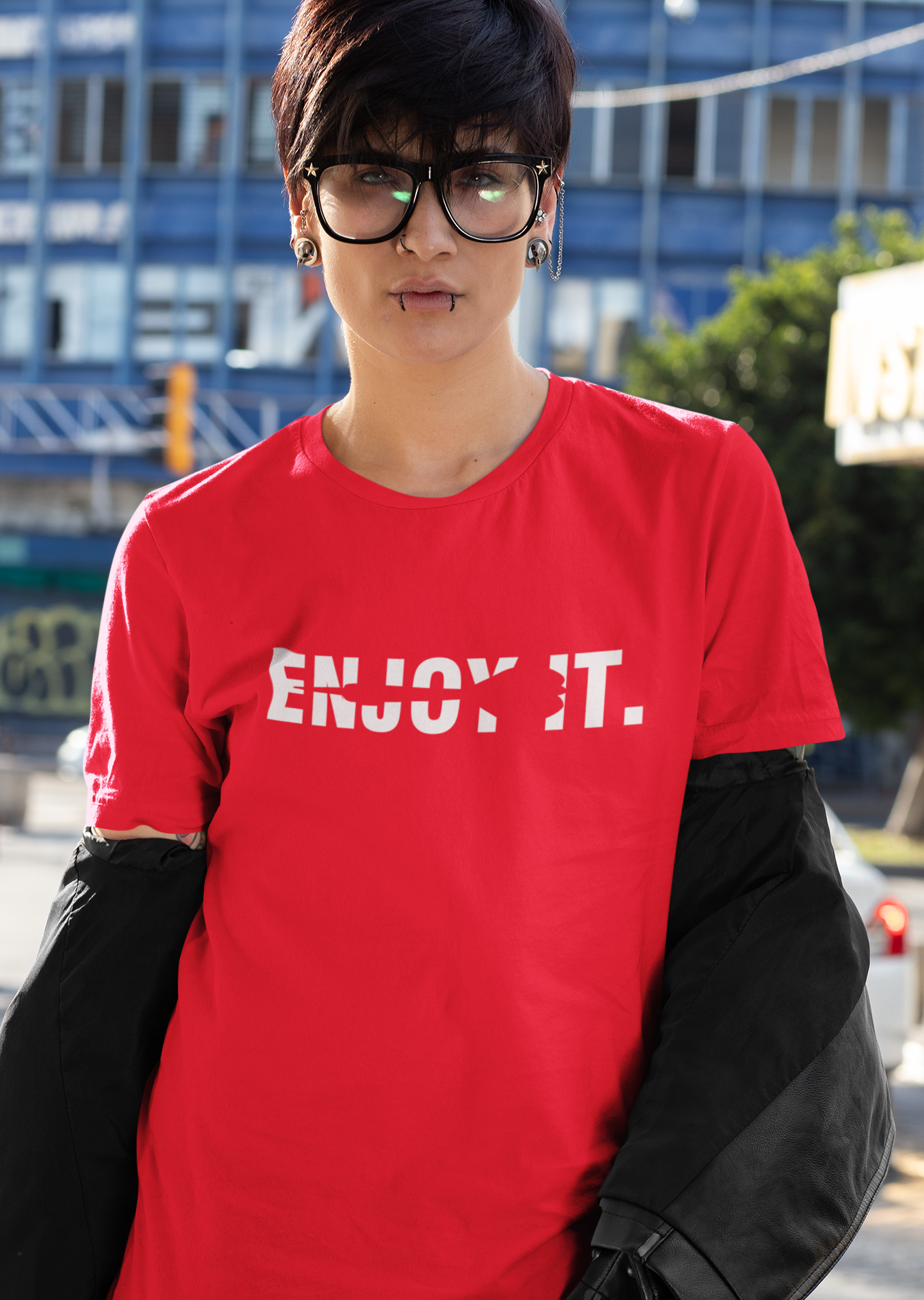 "Enjoy it" - Ladies Premium Shirt