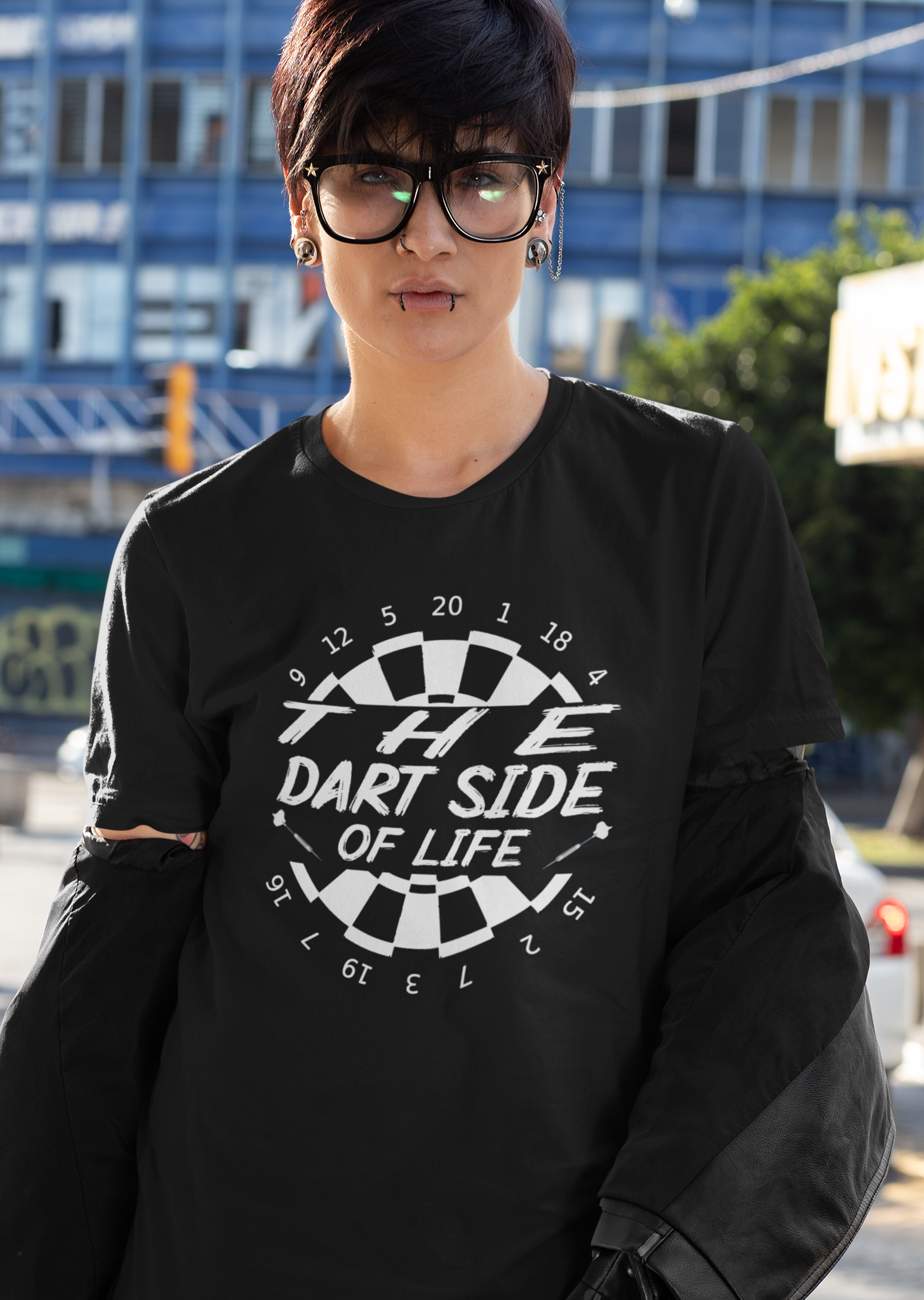 "The Dart Side of Life" - Ladies Premium Shirt