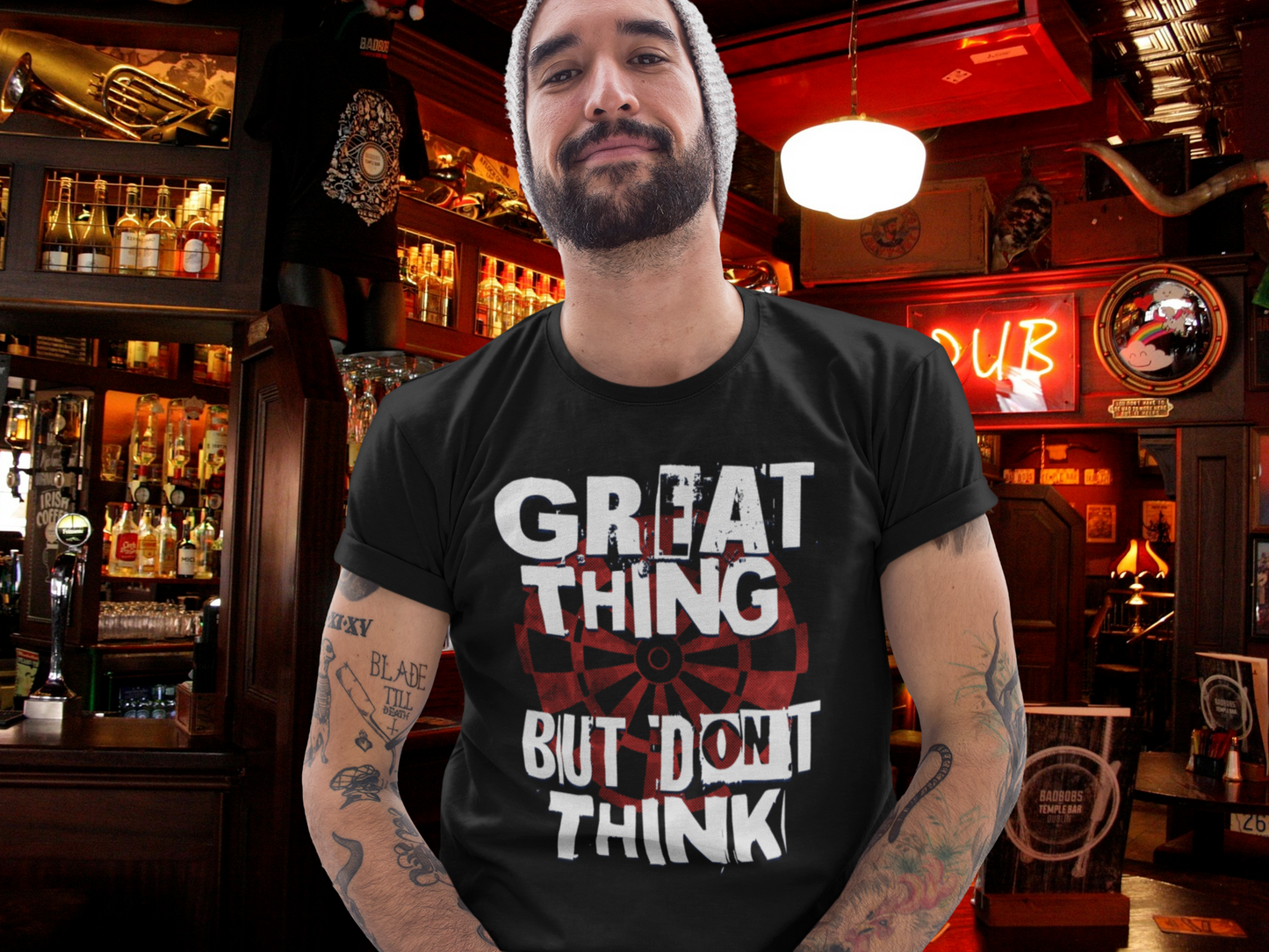 "Great thing but dont think" - Premium Shirt