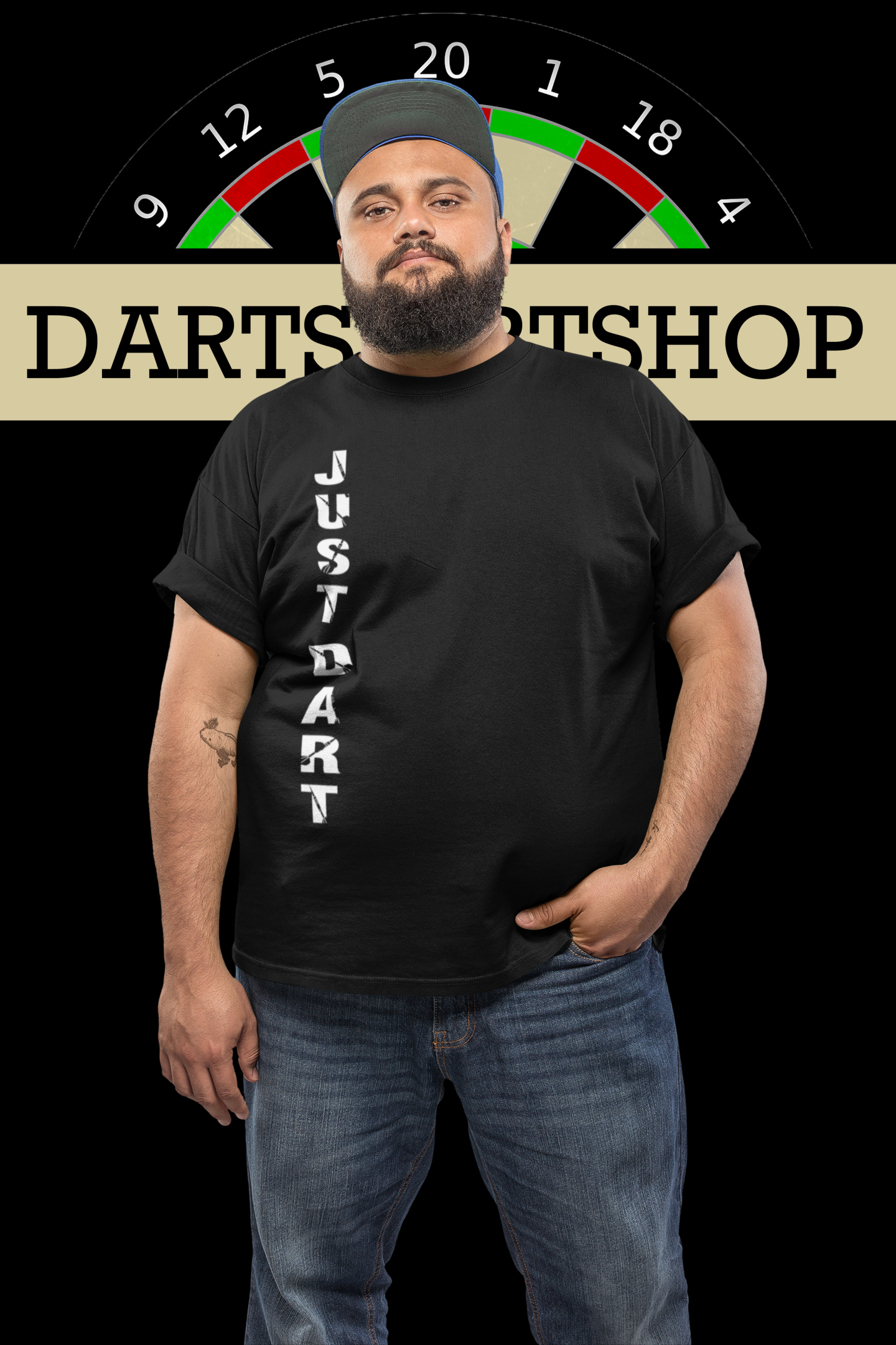 "Just Dart vertikal" - Premium Shirt