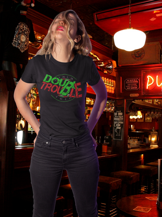 "Double Trouble classic" - Ladies Premium Shirt