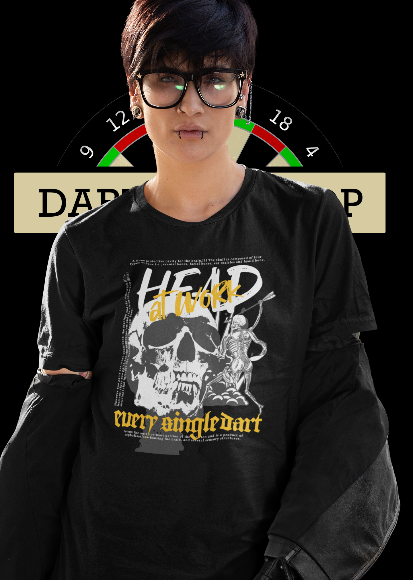 "Head at Work" - Ladies Premium Shirt